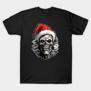 Zombie Santa Merry Christmas T-Shirt